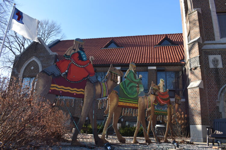 The wise men on camel decorations in front of First United Methodist church has been a New Ulm holiday tradition for decades, but next year the decorations will follow the congregation to a new location.